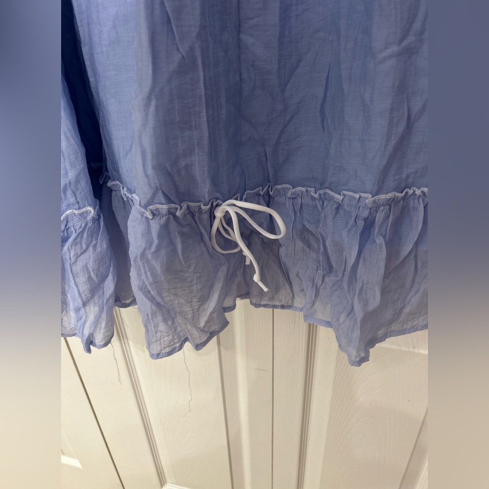 NWOT Blue Ruffled Skirt Set (Amazon) - Picture 3 of 8